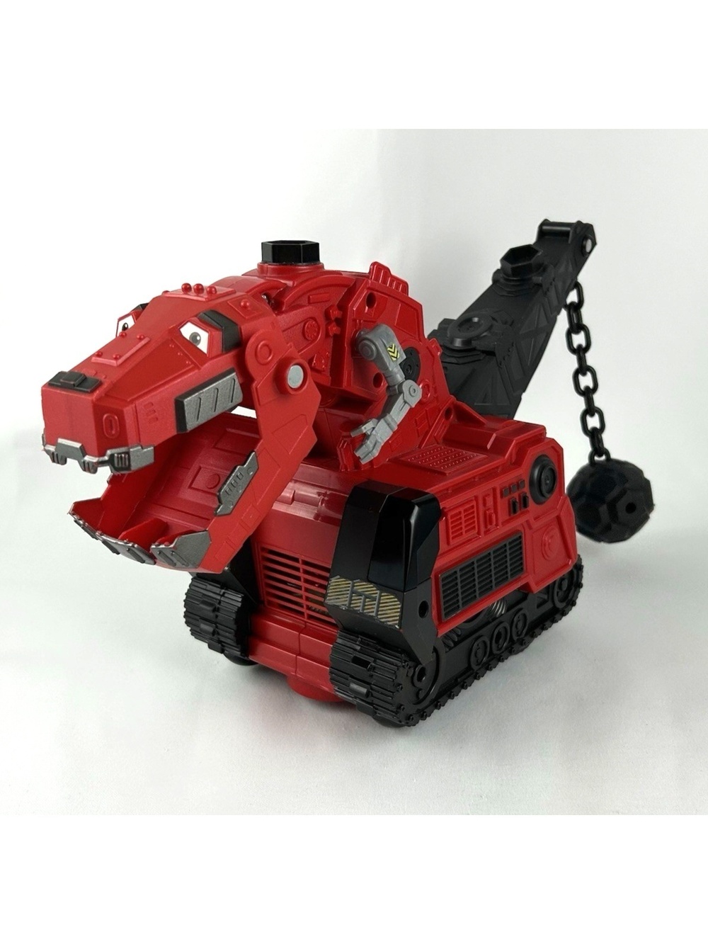 Dinotrux Reptool Control Ty Rux 13" Red with Sound No Remote **Works Read**